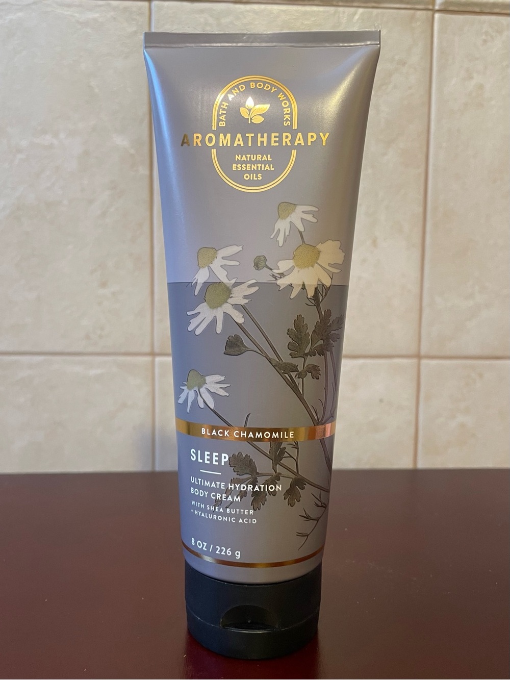 New BATH & BODY WORKS “SLEEP” BLACK CHAMOMILE CREAM Lotion Aromatherapy Bergamot